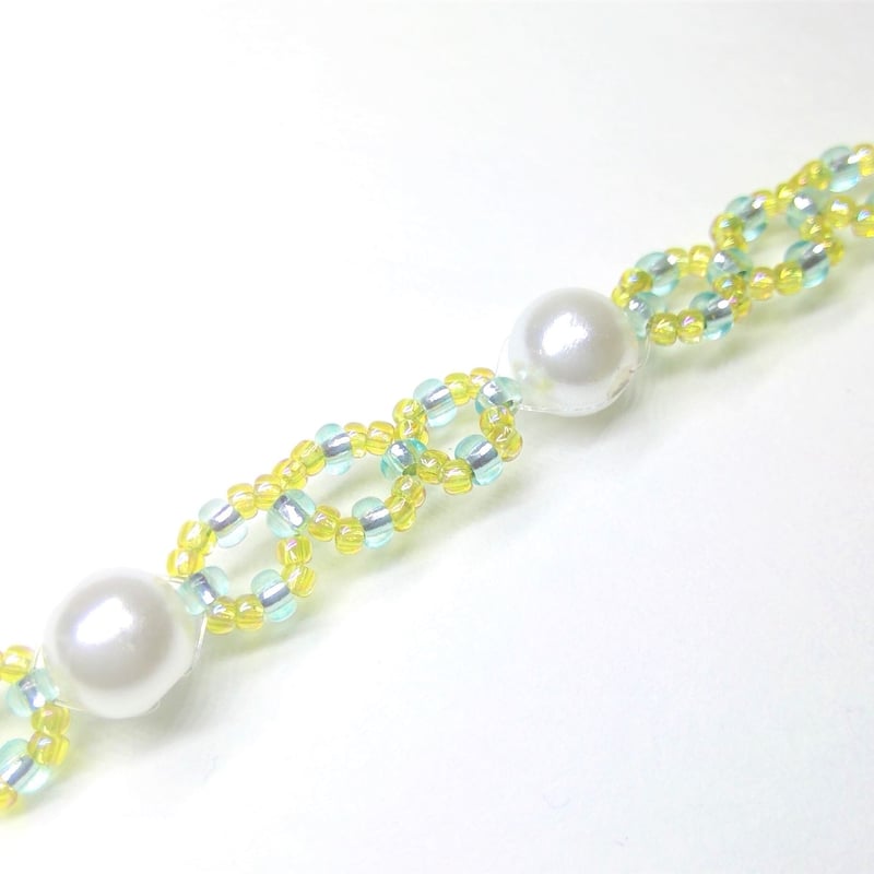 ハンドメイド 顔ビーズ ブレスレット A5185_2.jpg