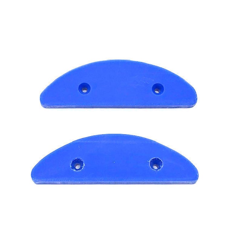 【美品】 ブルーフルーテッド プレート 2枚セット スキッドプレート＃1 BLUE | ロングボードショップ ナイス