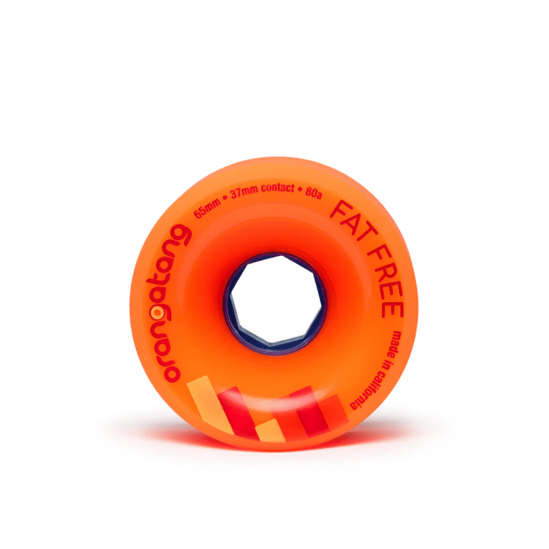 新品未使用 オランガタン ファットフリー 65mm ウィール 橙 オランガタン【ORANGATANG】 FAT FREE（ファットフリー）65mm