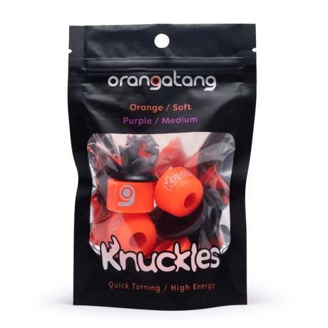 【ブッシュ】Knuckles(ナックル)Orangatang 【4個セット】【ORANGE ソフト】【PURPLE ミディアム】