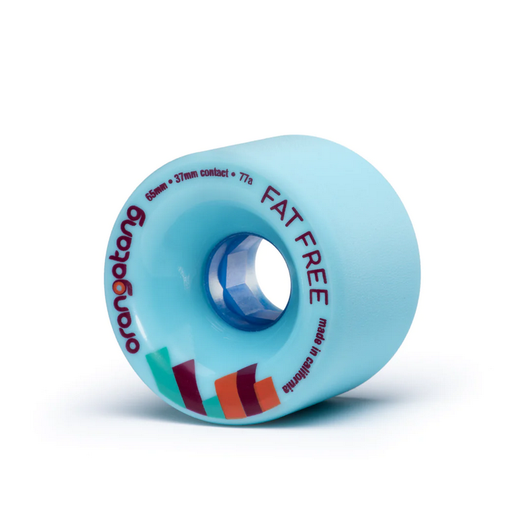 新品未使用 オランガタン ファットフリー 65mm ウィール 水色 オランガタン【ORANGATANG】 FAT FREE（ファットフリー）65mm