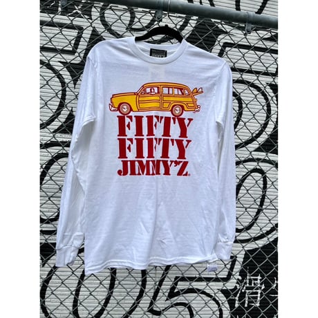 JIMMY'Z x 5050 L/S TEE WOODY WHITE