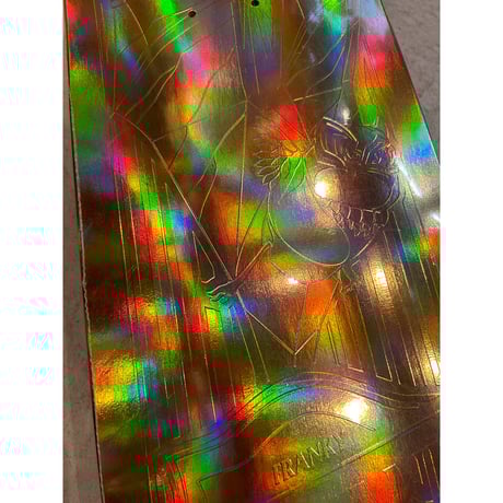 PRIMITIVE VILLANI HOLOFOIL BAT DECK GOLD 8.75" (W:8.75 L:32.0 WB:14.25)