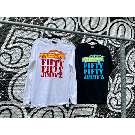 JIMMY'Z x 5050 L/S TEE WOODY WHITE