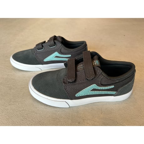 LAKAI GRIFFIN KIDS CHARCOAL/NILE SUEDE