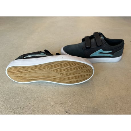 LAKAI GRIFFIN KIDS CHARCOAL/NILE SUEDE