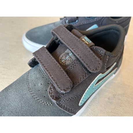 LAKAI GRIFFIN KIDS CHARCOAL/NILE SUEDE