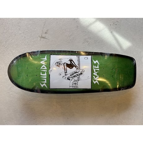 SUICIDAL DECK POOL SKATER 70's RIDER 10.0" (W:10.0 L:30.5 WB:14.75)