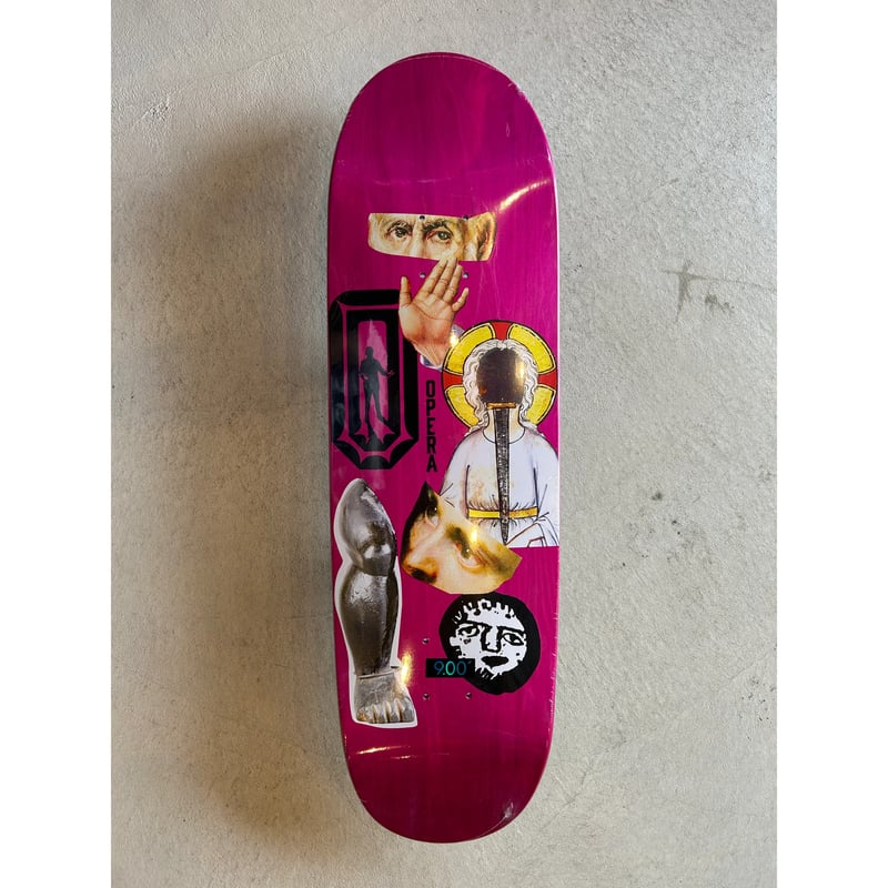 OPERA スケートボードデッキ 8.9インチ BIT PINK (W:8.9 L:32.0