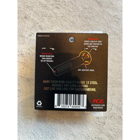 ACE TRUCK AF1 HOLLOW BOLTS 1"