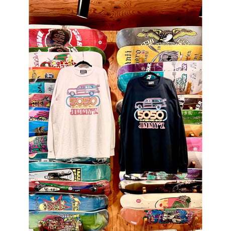 JIMMY'Z x 5050 L/S TEE NEON BLACK
