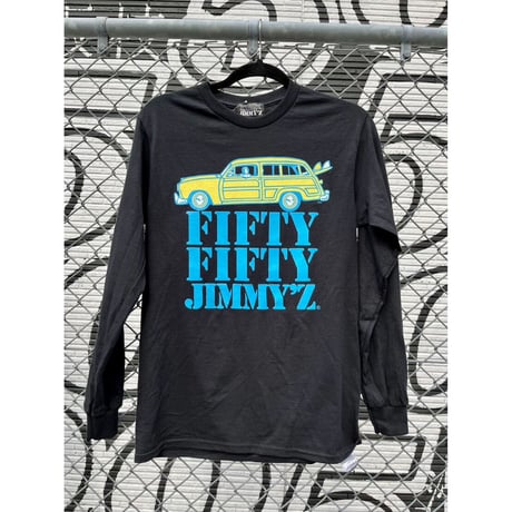 JIMMY'Z x 5050 L/S TEE WOODY BLACK