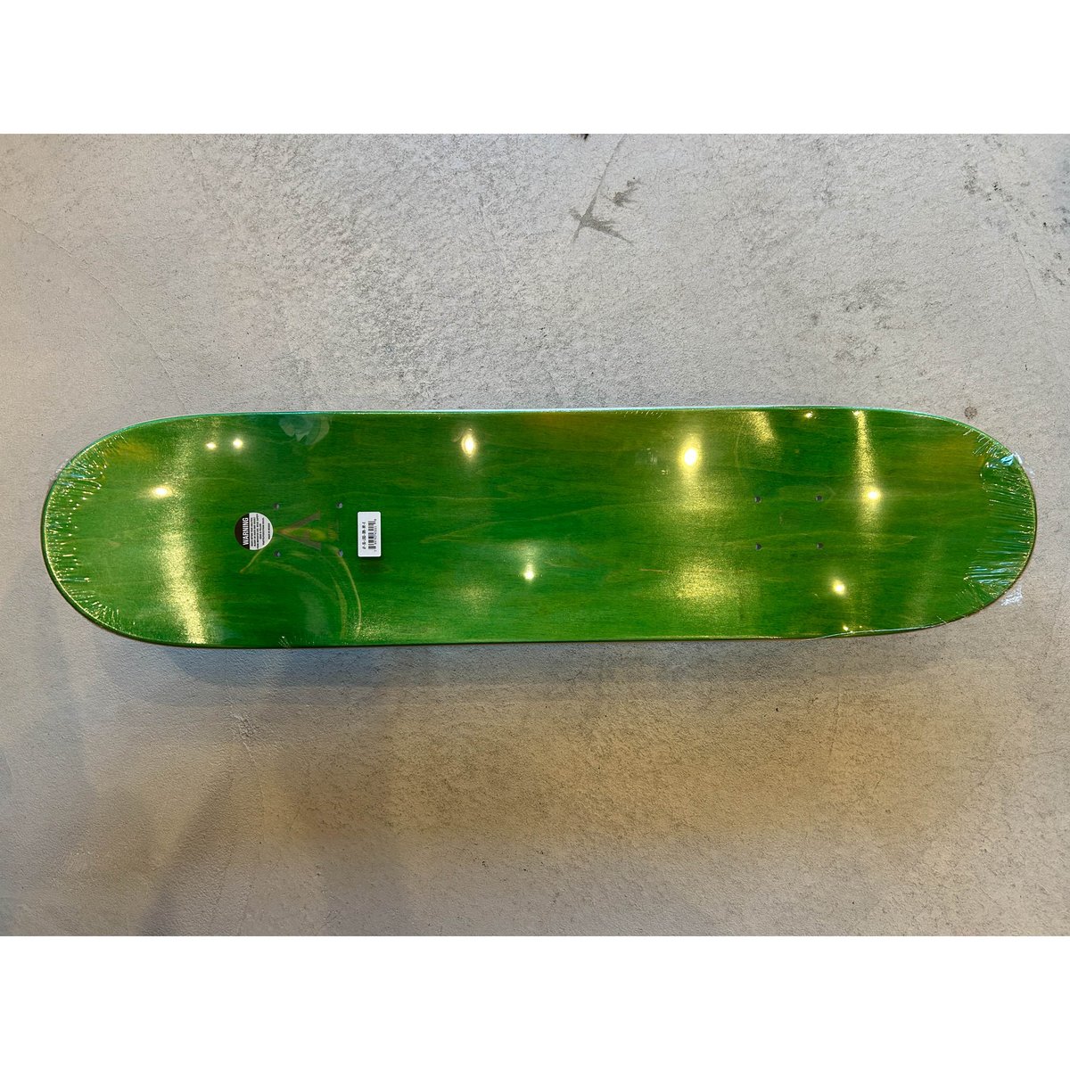APRIL スケートボードデッキ 8.0インチ OG LOGO GREEN INVERT (W