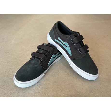 LAKAI GRIFFIN KIDS CHARCOAL/NILE SUEDE