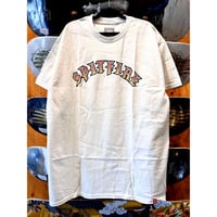 SPITFIRE S/S OLD FADE FILL WHITE Lsize