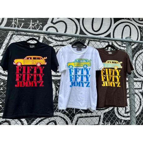 JIMMY'Z x 5050 S/S TEE WOODY BROWN