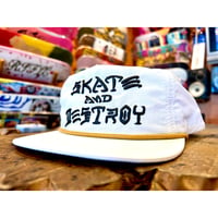 THRASHER SKATE AND DESTROY PUFF INK SNAPBACK