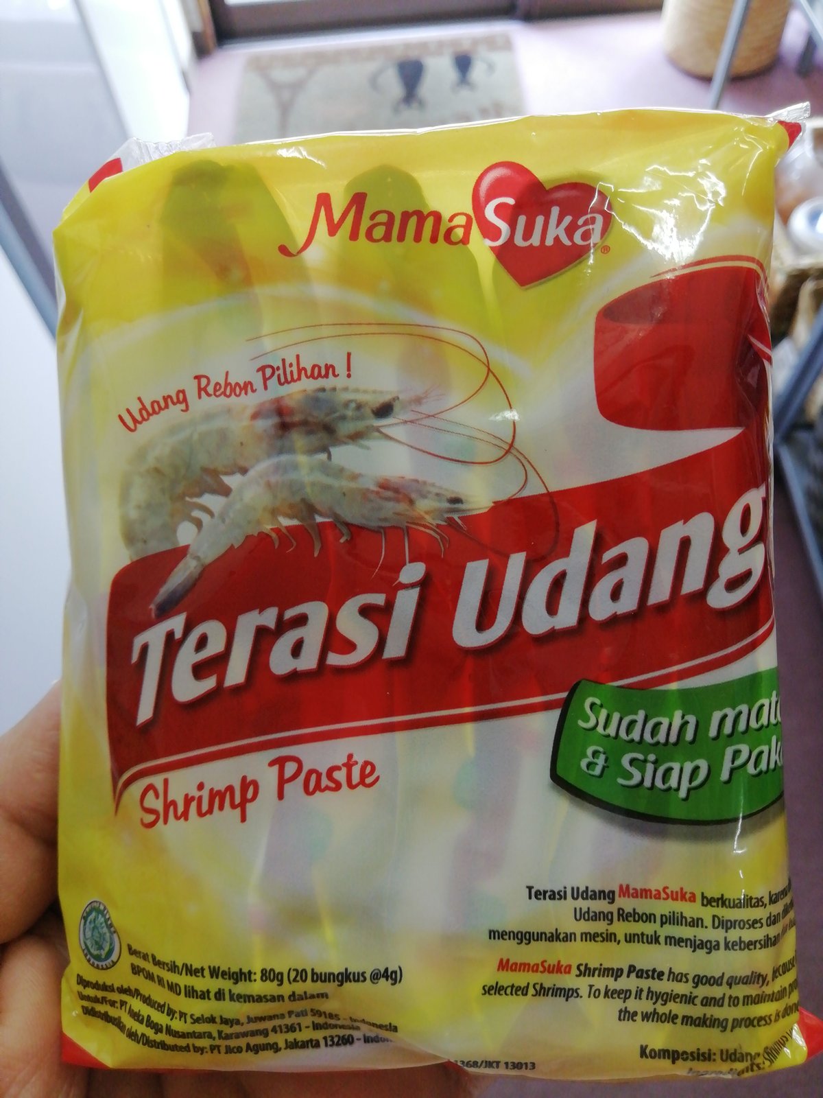 インドネシアABC Terasi Udang エビペーストBelacan-36包 インドネシアABC Terasi Udang エビペーストBelacan-36包