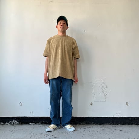 ORIGINAL Charcoal（オリジナル チャコール）× THING FABRICS（シング ファブリックス）Pile Poc T / 24-66-1-048 / パイル ポケットTシャツ