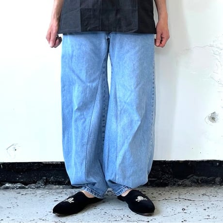 OLD PARK ALA JEANS - BLUE - sizeL / OP-508 / OLDPARK オールドパーク ジーンズ　デニム ブルー L