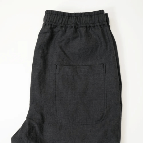 AVontade H.B. Drawstring Easy Trousers - Linen/Cotton Heringbone- VTD-0513-PT-アボンタージ   【2026SS】