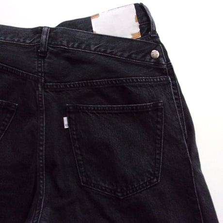OLD PARK CROSS JEANS - BLACK - sizeM / OPJ-06 / OLDPARK オールド パーク クロス ジーンズ - ブラック M