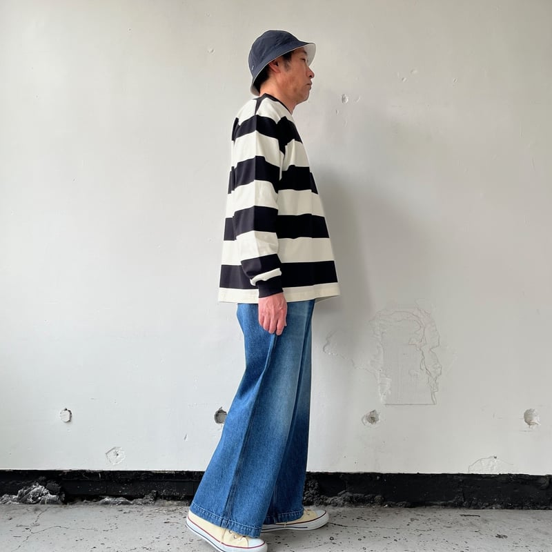 FARAH Maximum Wide Straight Pants -Indigo Vinta FARAH Maximum Wide Straight Pants -Indigo Vinta