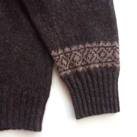 NOR'EASTERLY ノアイースタリー/ L/S CREW 2TONE / 2トーンノルディックセーター
