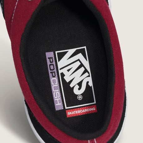 Vans Skate ERA - Black/DarkRed- ヴァンズ(バンズ) スケート エラ ブラック/ダークレッド