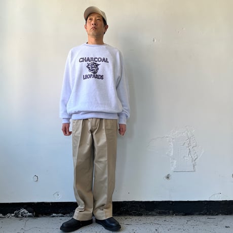Americana（アメリカーナ)×ORIGINAL Charcoal（オリジナル チャコール）Leopards Crew L/S / 24-02-1-050 / トレーナー
