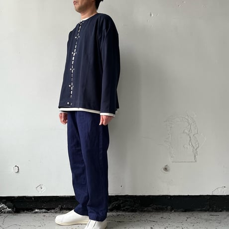 Charpentier de Vaisseau / シャルパンティエ・ドゥ・ヴェッソ | Cotton Snap Cardigan コットンスナップ カーディガン | Jame ジャミー