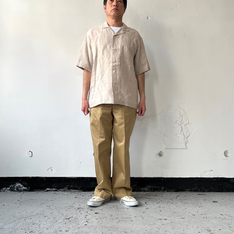Charpentier de Vaisseau / シャルパンティエドゥヴェッソ | Linen Open Collar Shirt リネン オープンカラーシャツ | Silas