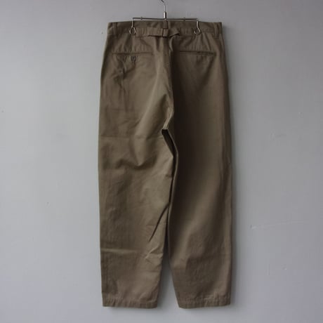 GOLD SELVEDGE WEAPON WIDE TROUSERS-GL42282 / ゴールド　ウェストポイント　ワイドトラウザー