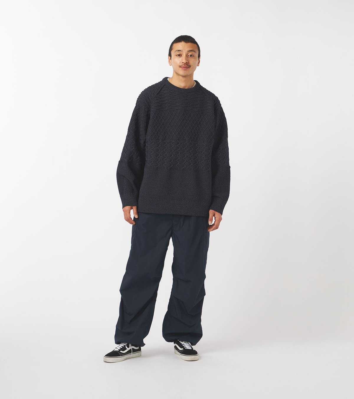 nanamica （ナナミカ） Crew Neck Sweater nanamica Crew Neck Sweater / S25FJ014 /ナナミカ クルー