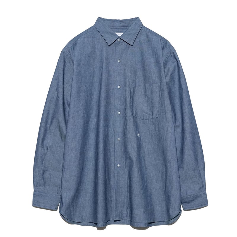 nanamica Regular Collar Chambray Shirt / SUGS35