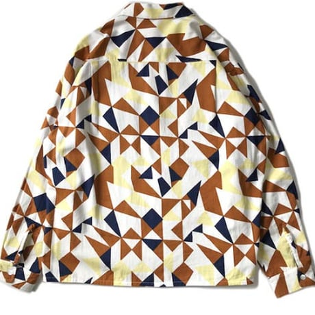 its inconspicuous presence Niche (ニッチ) Reversible Patterned Shirts Jacket / F20-igas-09