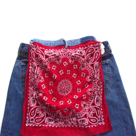 OLD PARK OFFSET JEANS - BLUE - sizeM / OP-511 / OLDPARK オールドパーク オフセットジーンズ ブルー Mサイズ