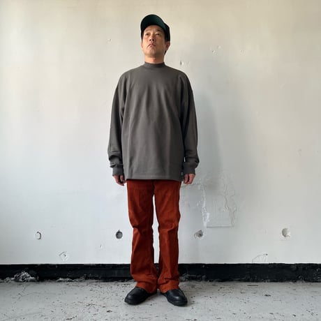 Organicsta / オーガニックスタ ORGANIC COTTON CHILL MOCKNECK SWEAT  /オーガニックコットン　モックネックスウェット
