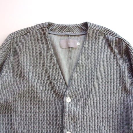 CURLY&co. 3D WAFFLE CARDIGAN / 251-230313 / カーリー 3d ワッフルカーディガン【2025SS】