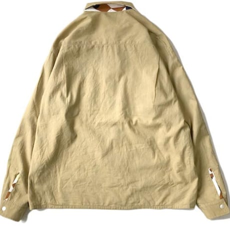 its inconspicuous presence Niche (ニッチ) Reversible Patterned Shirts Jacket / F20-igas-09