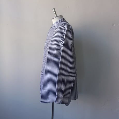 AVontade Banded Collar Shirts -CottonLinen Chambray- VTD-0361-SH - バンドカラー コットンリネン