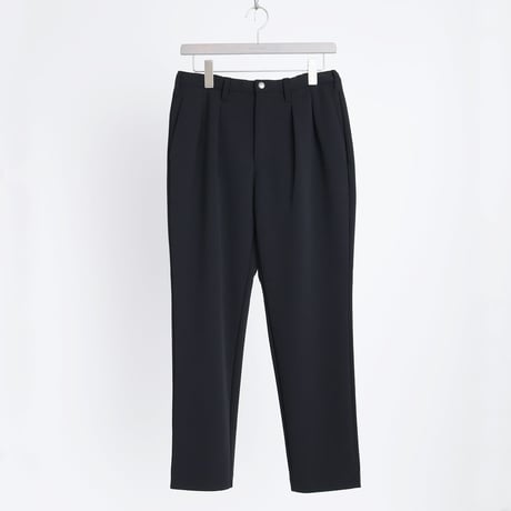 CURLY&co(カーリー) KNIT GEORGETTE 2TUCK PANTS / ニット ジョーゼット 2タック パンツ