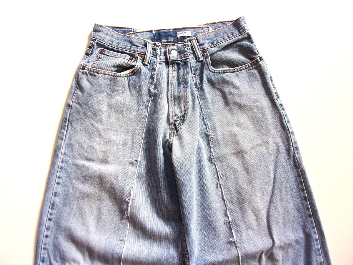 OLD PARK BAGGY JEANS - BLUE - sizeM / OP-426 /