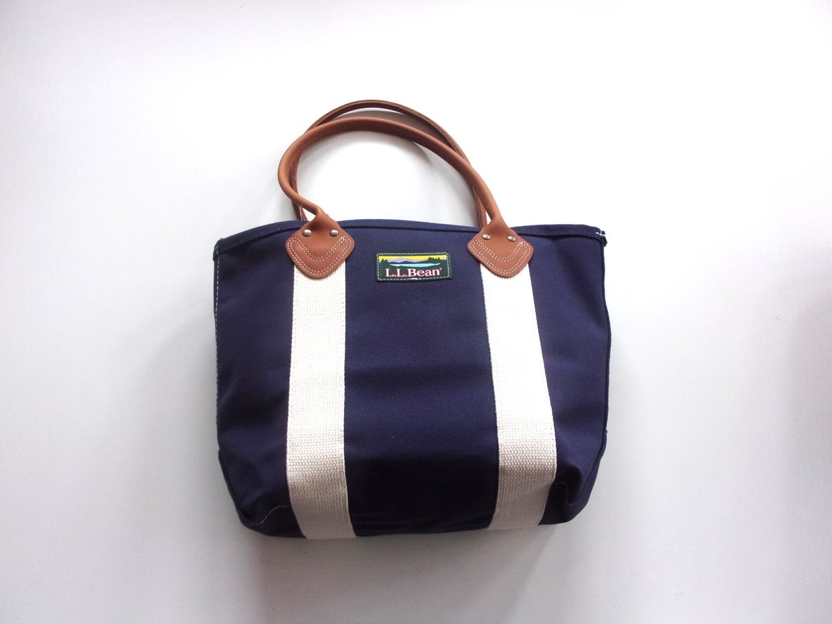 L.L.Bean Boat and Tote トートバッグ エルエルビーン] クラシック・レザー・ハンドル・カタディン・ボート