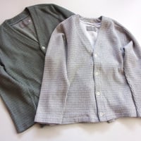 CURLY&co. 3D WAFFLE CARDIGAN / 251-230313 / カーリー 3d ワッフルカーディガン【2025SS】
