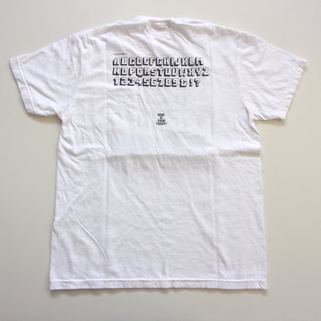 TODAY edition TODAY ALPHABET #02 SS Tee - 24-3RD-18 / トゥデイエディション トゥデイアルファベット#02