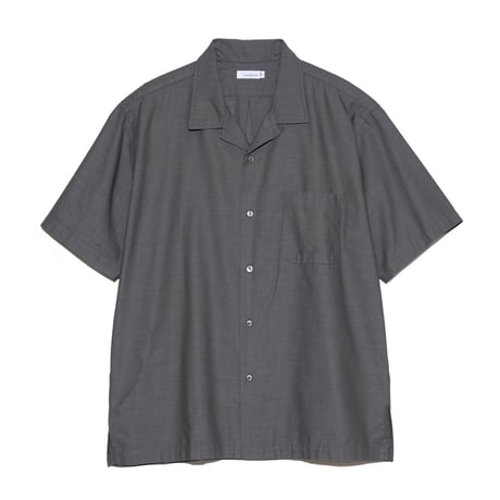 nanamica Open Collar Panama S/S Shirt / S25SG119 /ナナミカ　オープンカラーシャツ【2025SS】