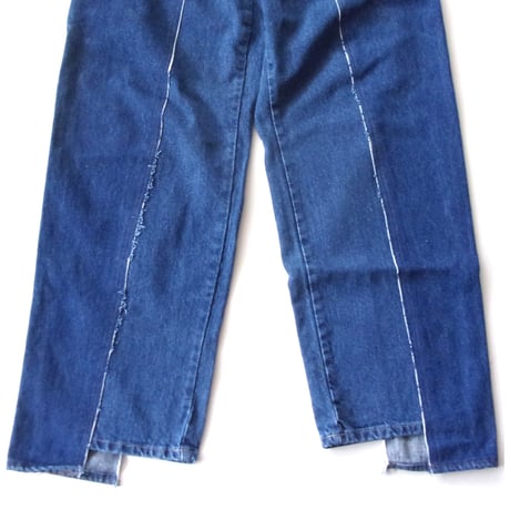 OLD PARK BAGGY CARPENTER PANTS - BLUE / sizeL / OP-574 / OLDPARK オールドパーク カーペンター ペインター パンツ デニム Lサイズ