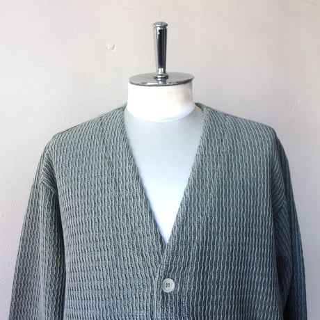CURLY&co. 3D WAFFLE CARDIGAN / 251-230313 / カーリー 3d ワッフルカーディガン【2025SS】