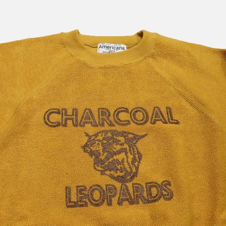 Americana（アメリカーナ)×ORIGINAL Charcoal（オリジナル チャコール）Leopards Crew L/S / 24-02-1-050 / トレーナー